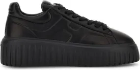 Hogan H-Stripes low-top platform sneakers Black