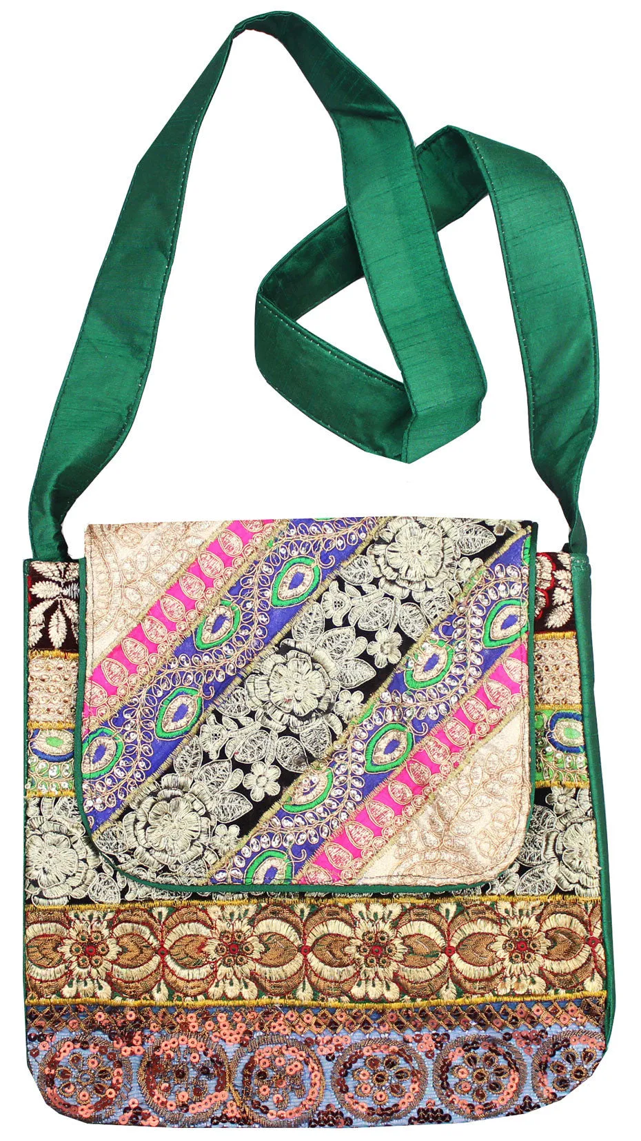 India Handcrafted Womens Cross Body Shoulder Hippie Gypsy Bag