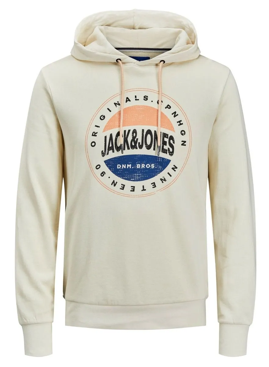 Jack & Jones Original Christensen Hoodie Seed Pearl