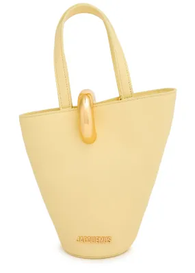 JACQUEMUS Le Petit Bambola leather bucket bag  -                         -                     -                