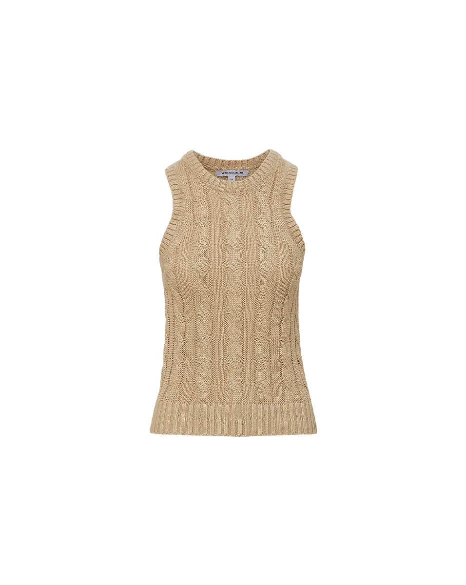 Jerrel Silk-Linen Tank