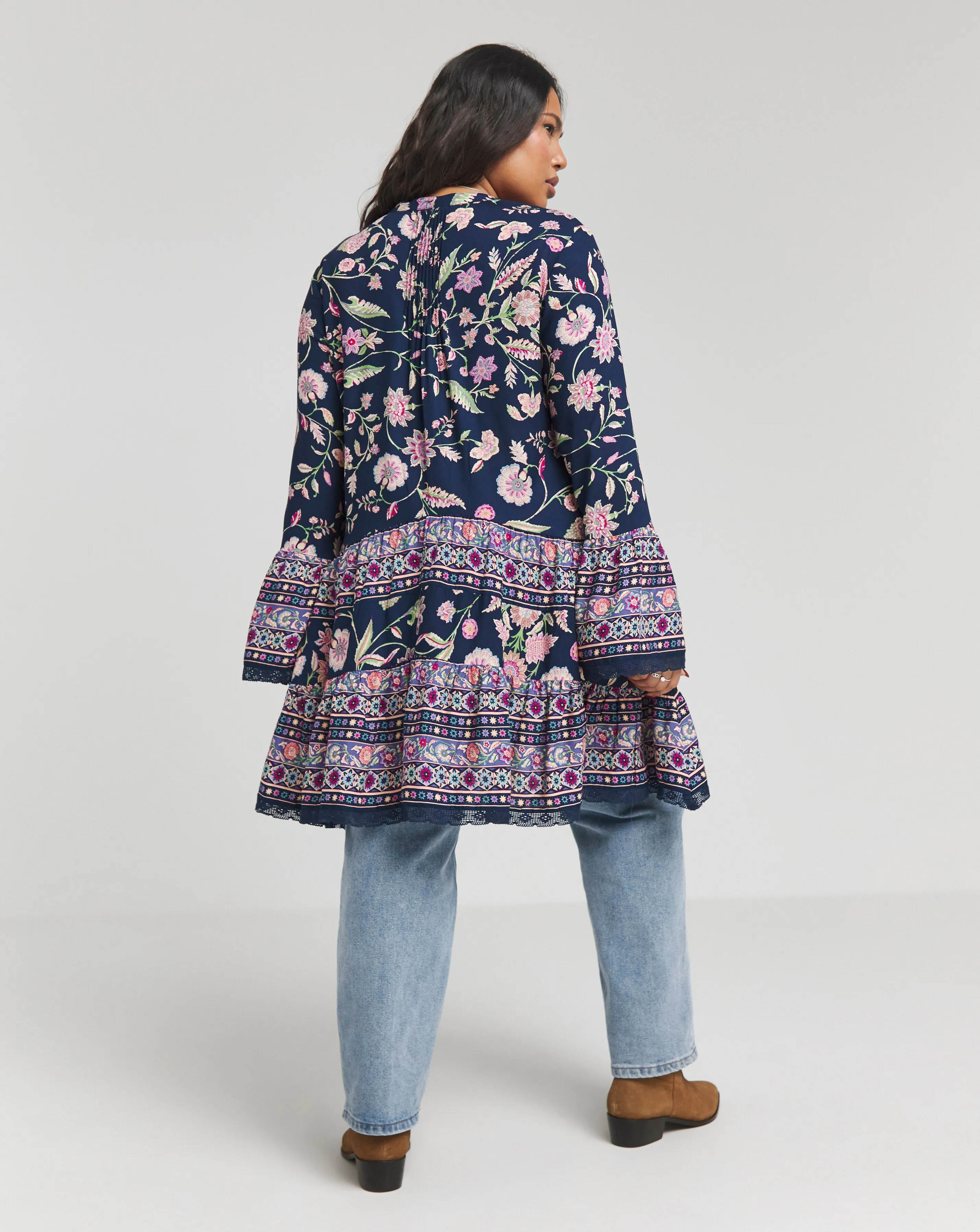 Joe Browns Becca Border Boho Swing Tunic | Simply Be