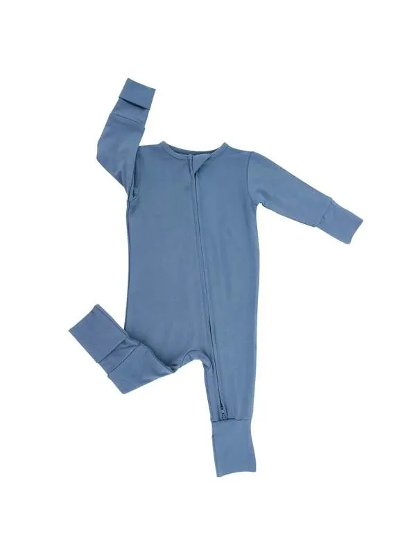 Kids Sweet Bamboo Convertible Bamboo Romper - Captain Blue