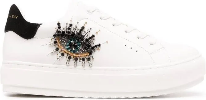 Kurt Geiger London Laney eye low-top sneakers White