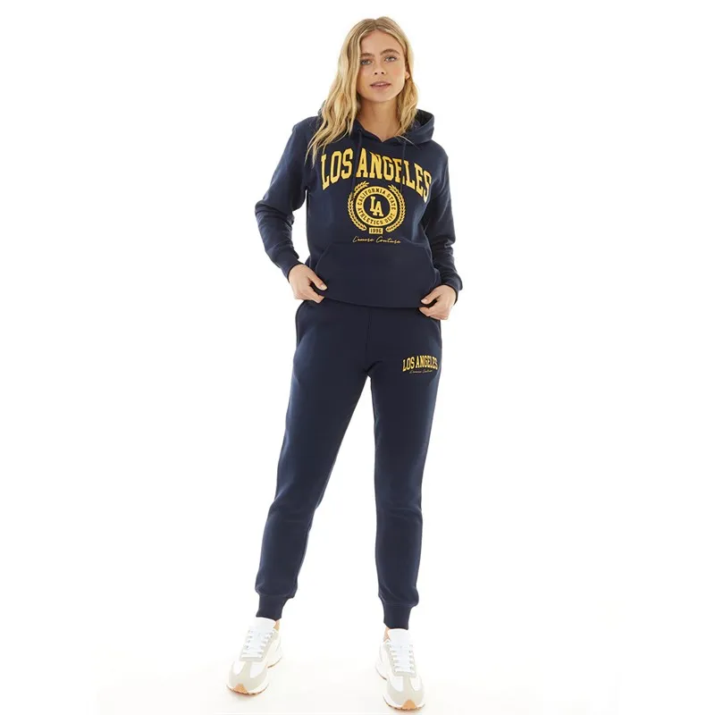 L'amore Couture Womens State Tracksuit Navy