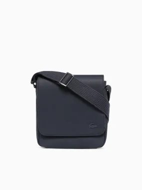 Lacoste Pique Flap Shoulder Bag Marine