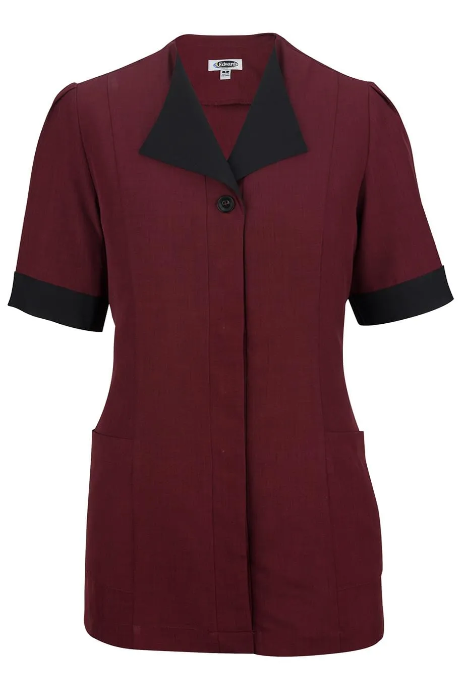 Ladies' Pinnacle Housekeeping Tunic - Burgundy