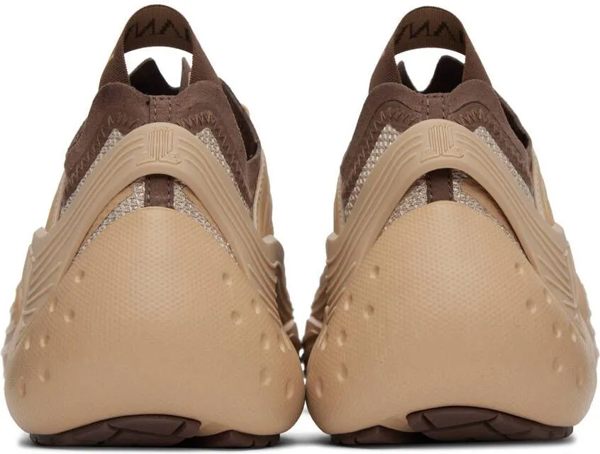 Lanvin Tan Flash-X Sneakers