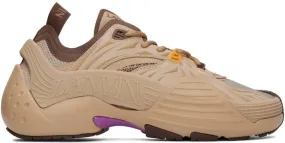 Lanvin Tan Flash-X Sneakers