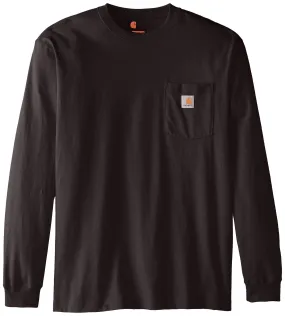 Long Sleeve Workwear Pocket T-Shirt Black - XLarge (Tall)