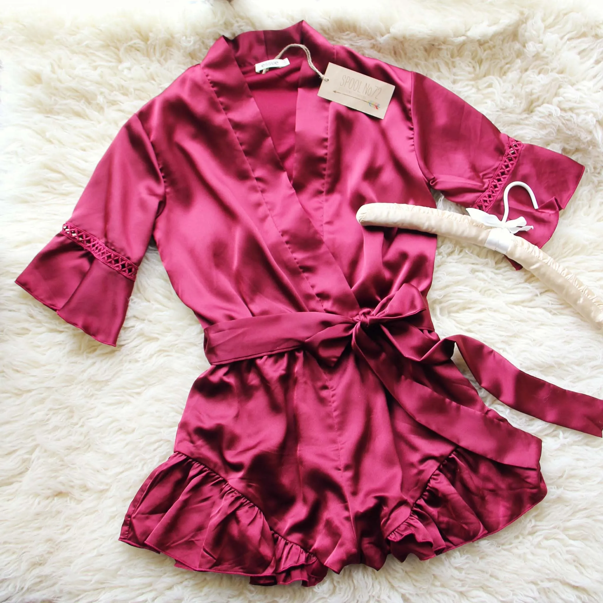 Lulu Romper in Merlot