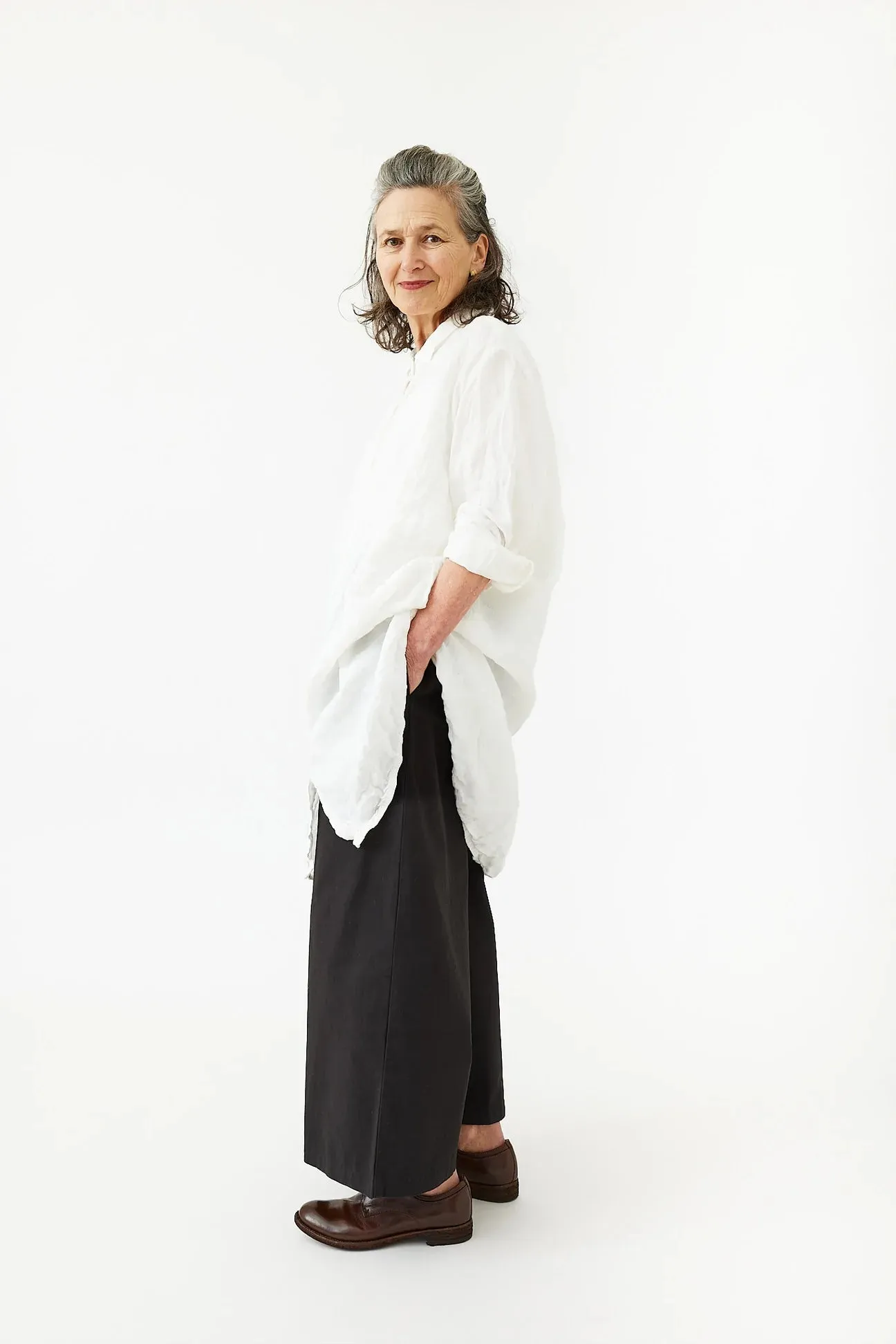 Manon Tunic - Classic White Linen