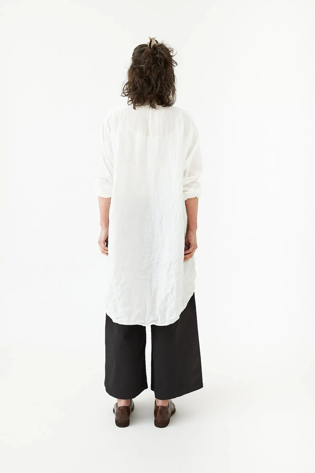 Manon Tunic - Classic White Linen