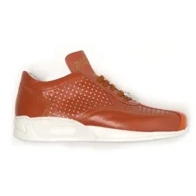 Mauri Cherry M770 Nappa & Croc Sneakers Orange (Special Order)