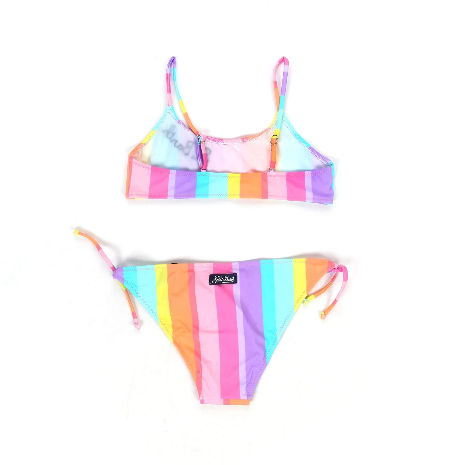 Mc2 Saint Barth Fluo Striped Bikini