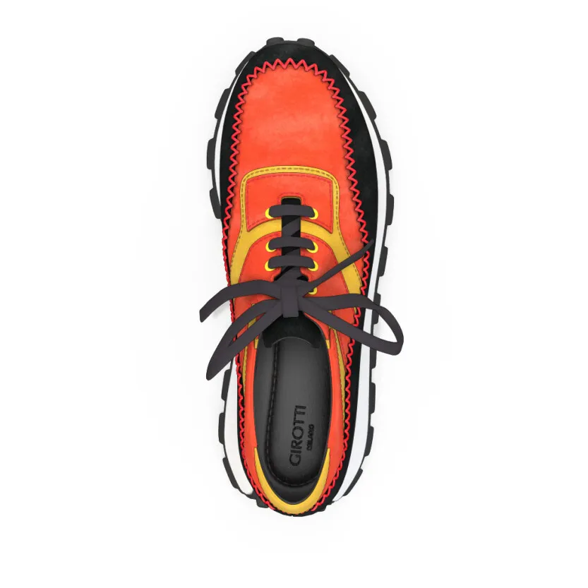 Men's Leather Running Sneakers 55057