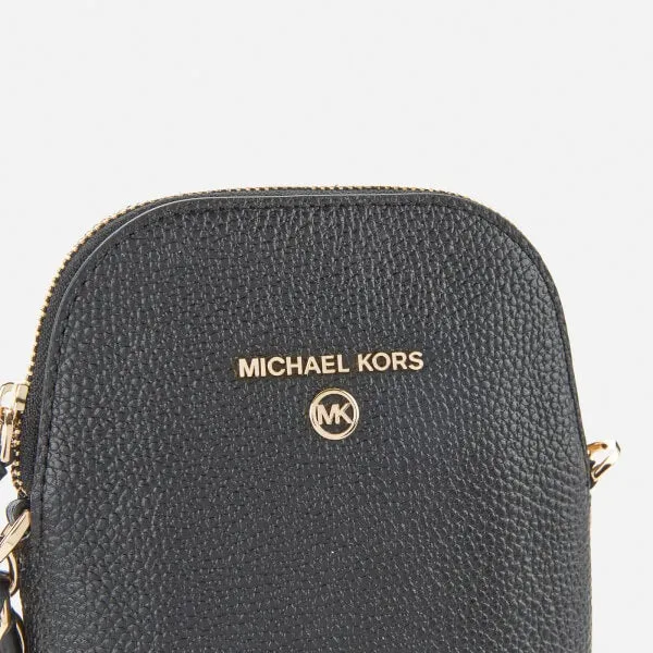 MICHAEL Michael Kors Women's Jet Set Charm Phone Cross Body Bag - Black