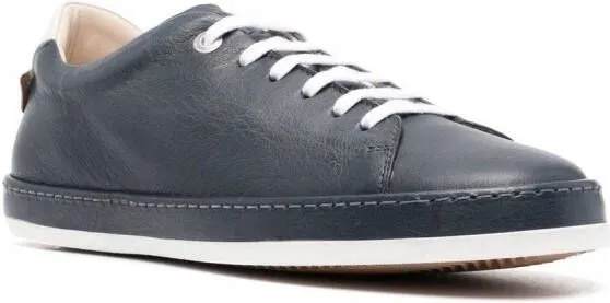 Moma leather low-top sneakers Blue