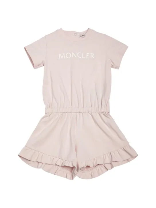 Moncler   Stretch cotton jersey romper 