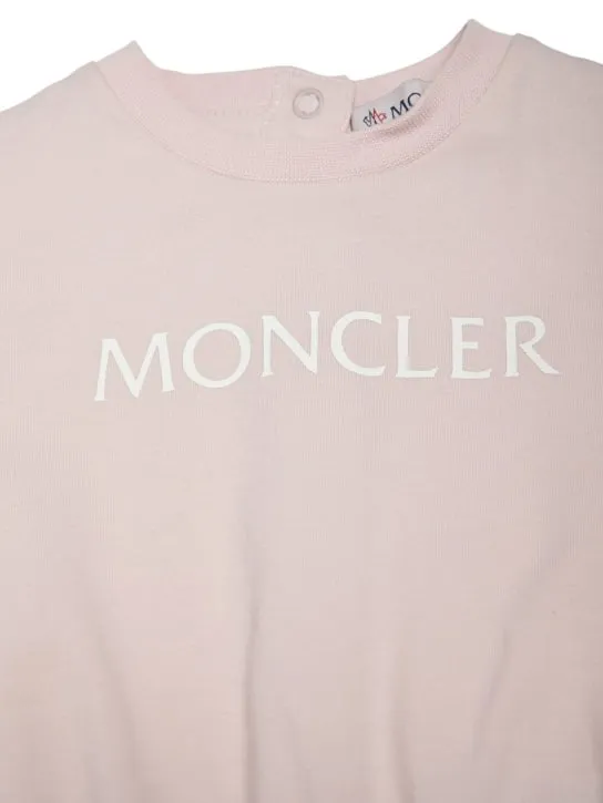 Moncler   Stretch cotton jersey romper 