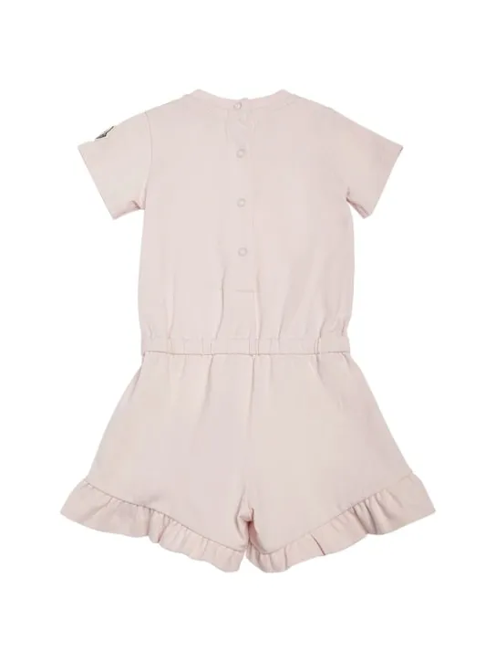 Moncler   Stretch cotton jersey romper 