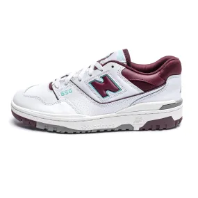 New Balance BB550WBG Burgundy Cyan