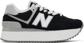 New Balance Black 574+ Sneakers