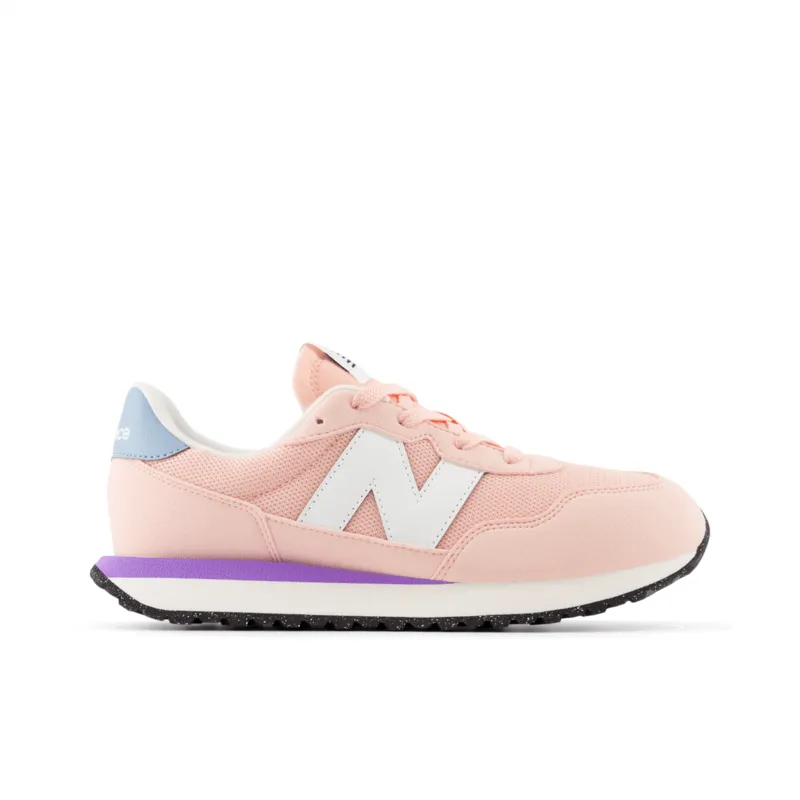 New Balance Youth Girls 237 Running Shoe - GS237VPB (Wide)