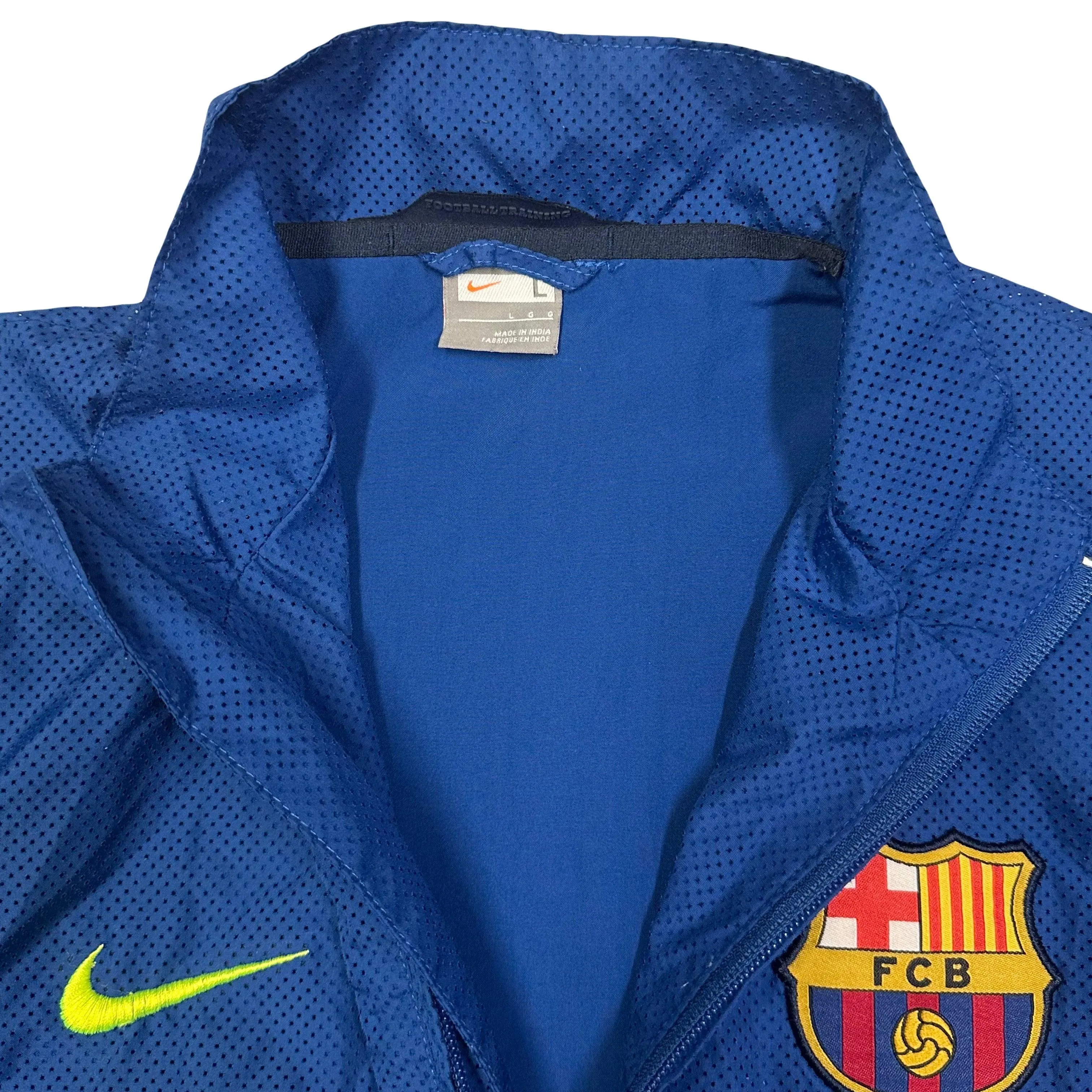 Nike Barcelona 2009/10 Tracksuit Top In Blue ( L )