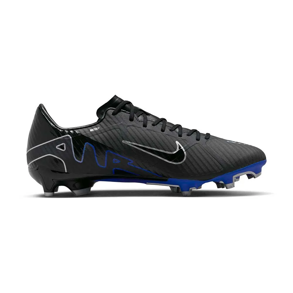 Nike Zoom Mercurial Vapor 15 Academy MG Soccer Cleat - Black/Chrome-Hyper Royal- Regular (D)