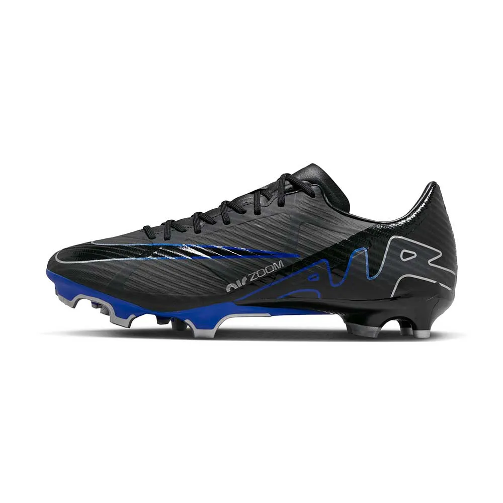 Nike Zoom Mercurial Vapor 15 Academy MG Soccer Cleat - Black/Chrome-Hyper Royal- Regular (D)