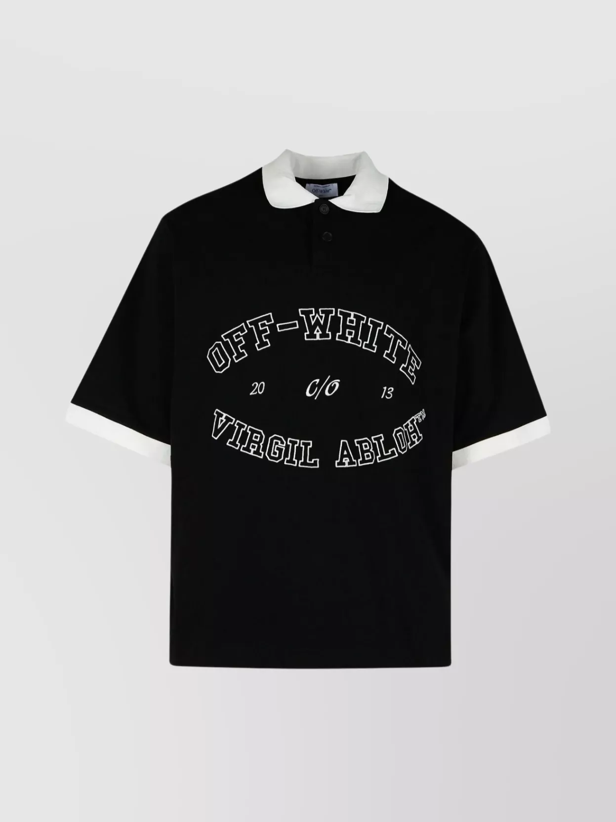 Off-White   university cotton polo shirt