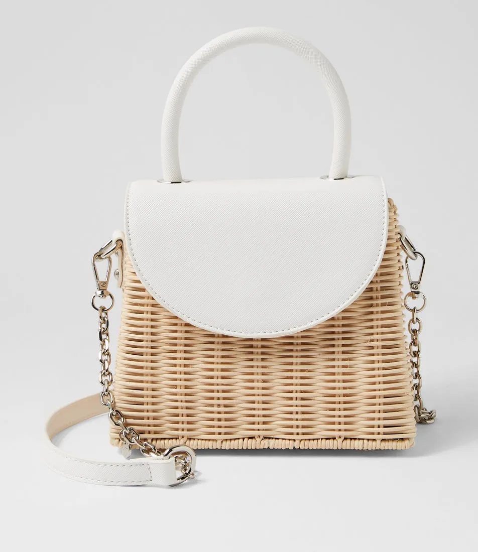 OLGA BERG Donna White Cross Body Bag