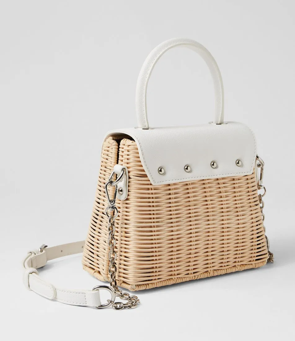 OLGA BERG Donna White Cross Body Bag