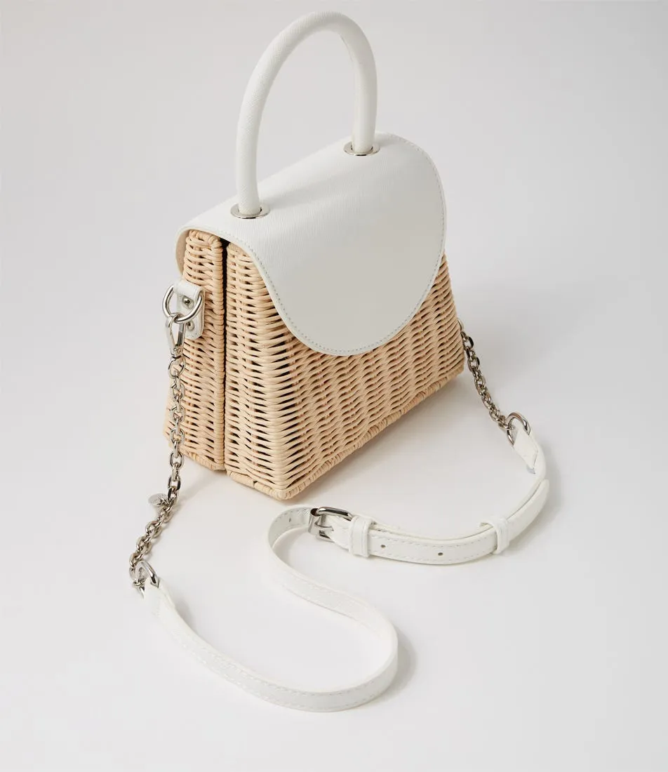 OLGA BERG Donna White Cross Body Bag