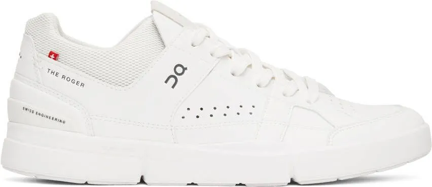 On White 'The Roger' Clubhouse Sneakers