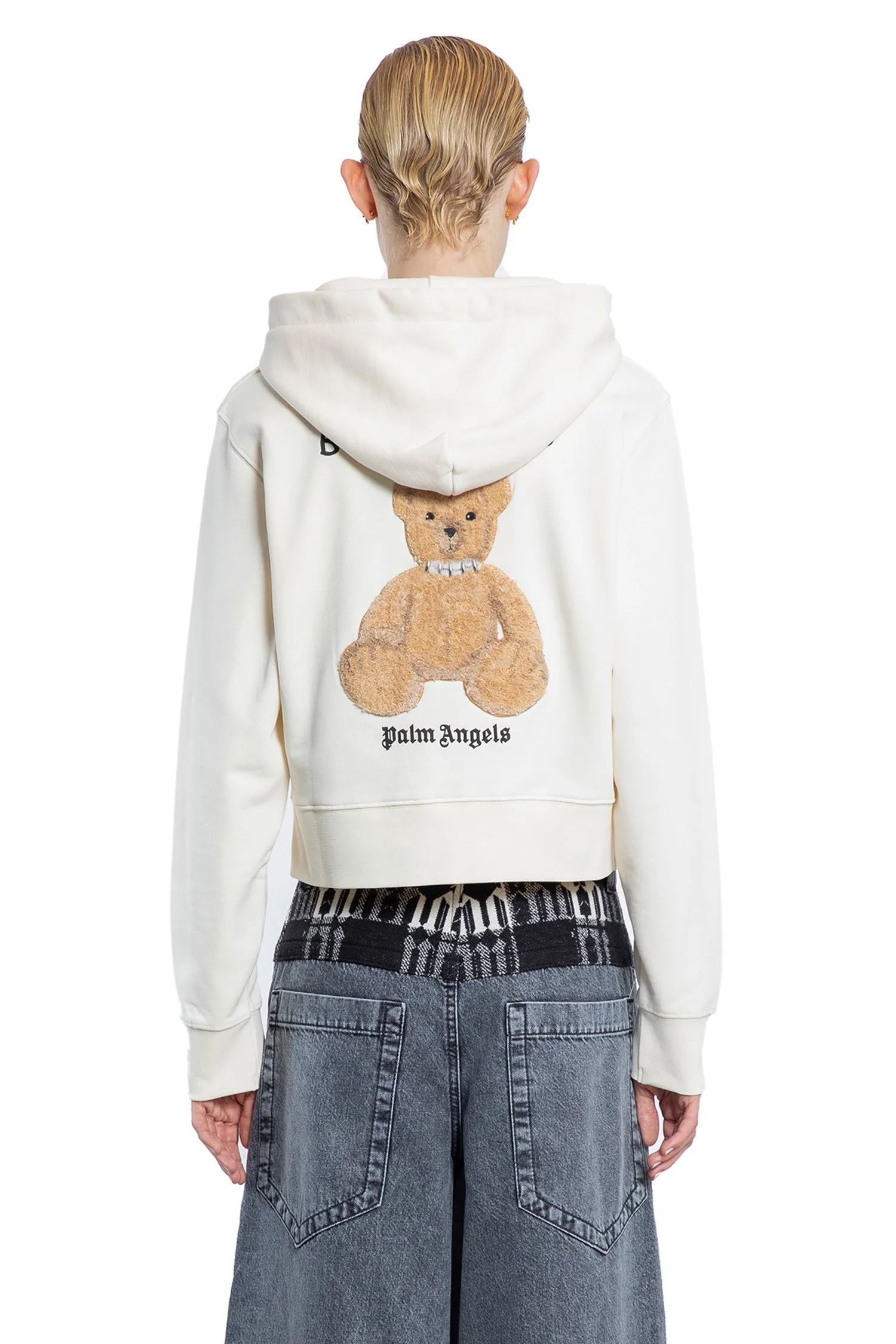 palm angels back bear in mind hoodie