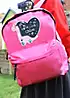 Personalised Momento Personalised Dinosaur Pink Backpack