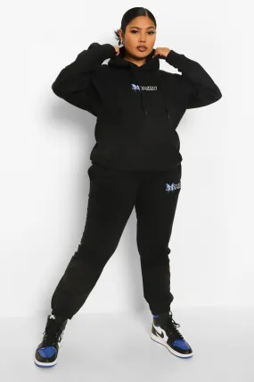 Plus Woman Butterfly Tracksuit