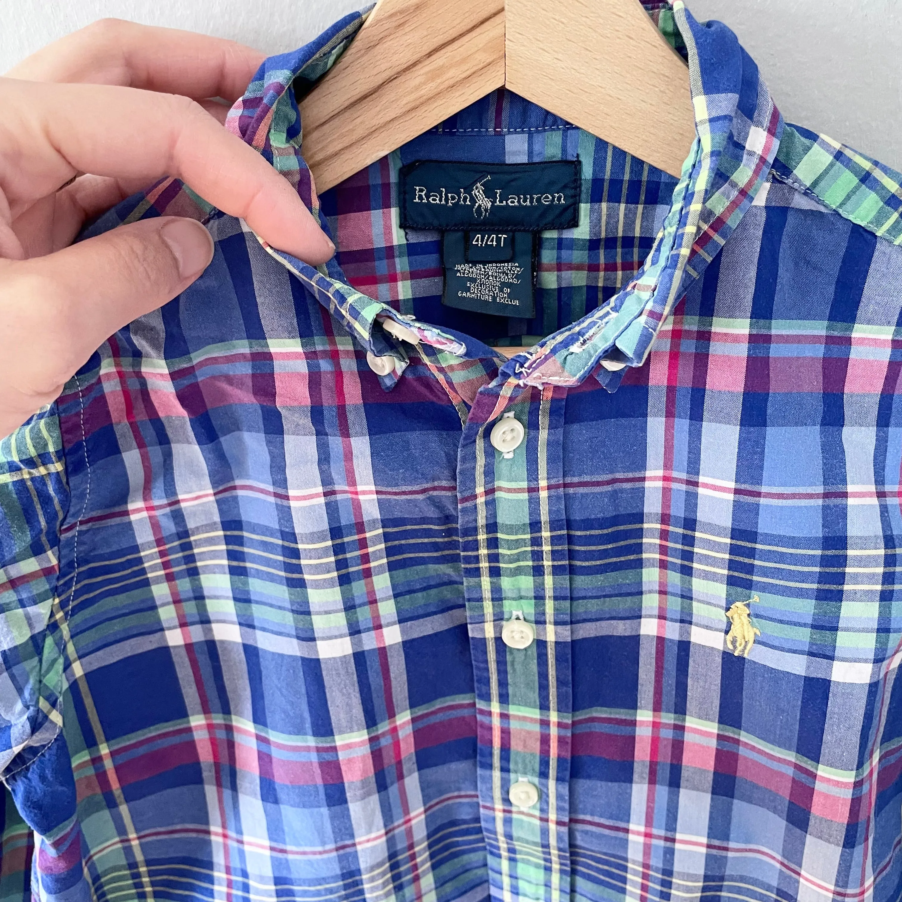 Polo Ralph Lauren / Cotton shirt / 4Y