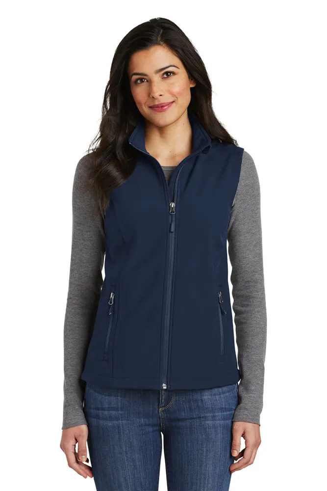 Port Authority Ladies Custom Logo Soft Shell Vest. L325.