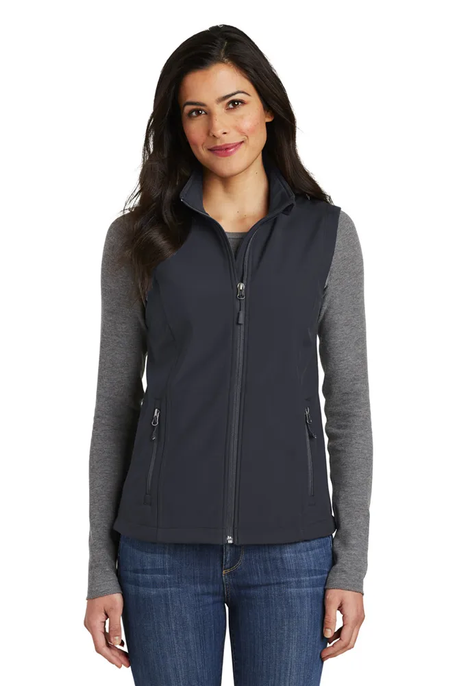 Port Authority Ladies Custom Logo Soft Shell Vest. L325.