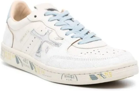 Premiata Clay leather sneakers Neutrals