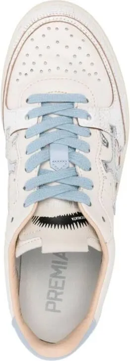 Premiata Clay leather sneakers Neutrals