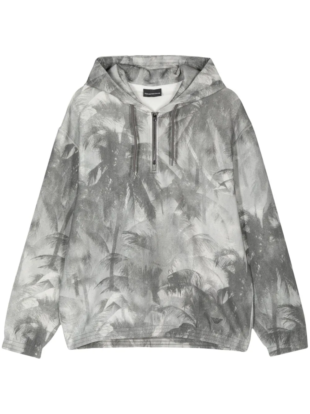 PRINTED COTTON HOODIE