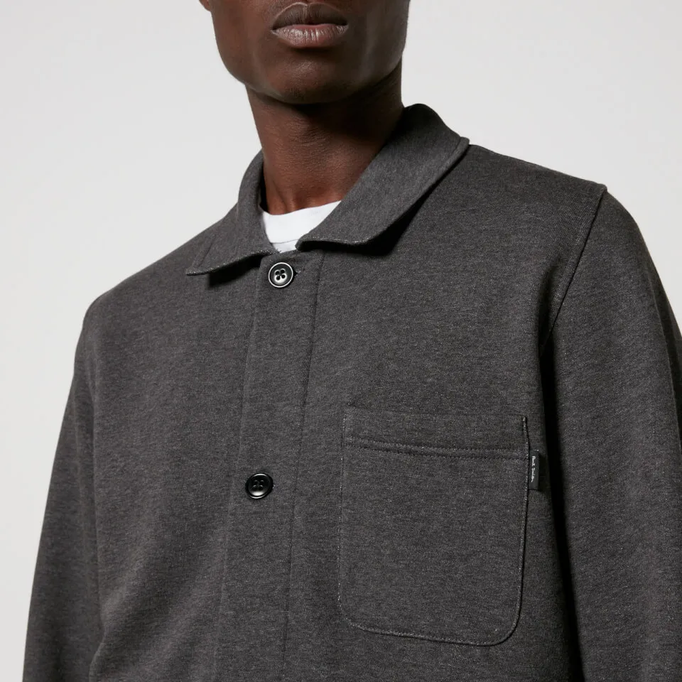 PS Paul Smith Organic Cotton-Jersey Workwear Jacket - S | Coggles