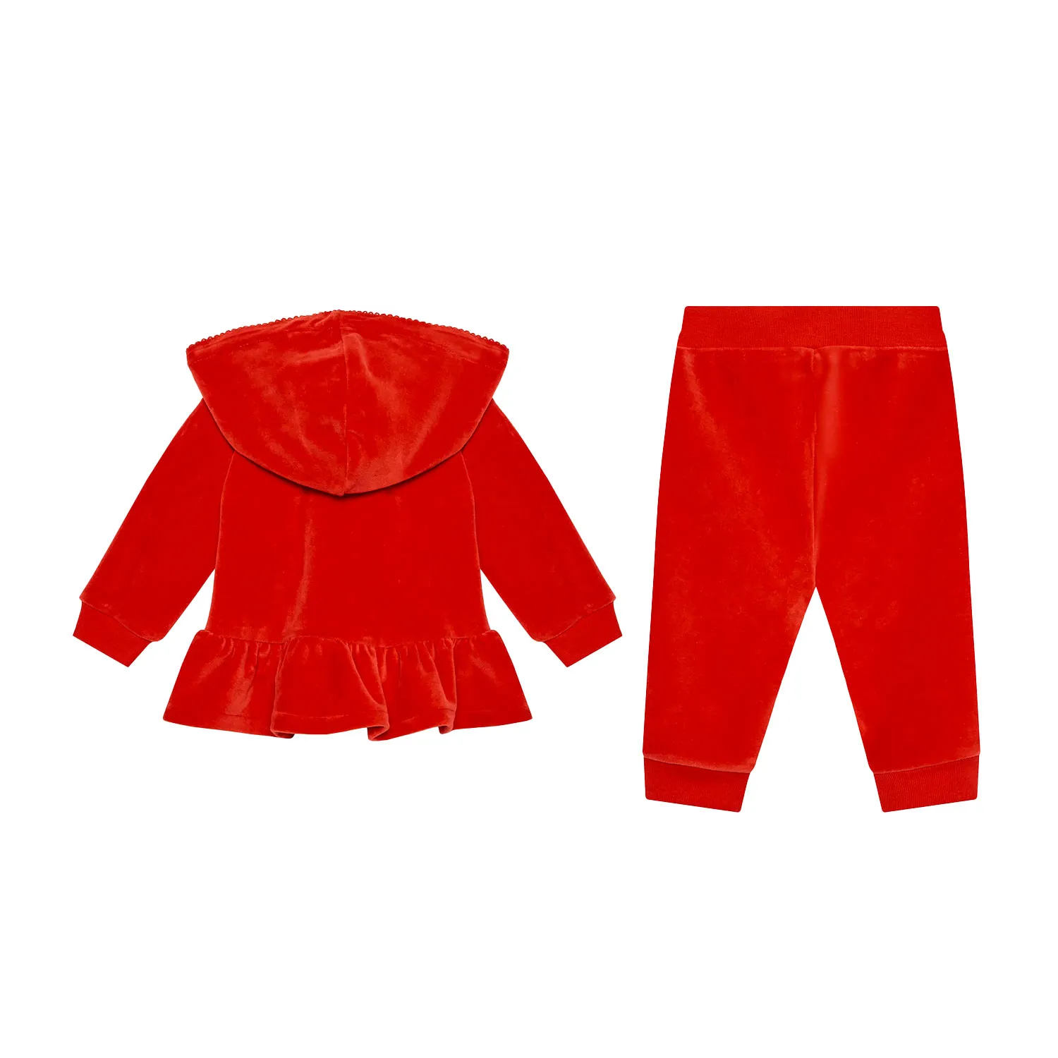 Ralph Lauren Red Two-Piece Rl Tracksuit For Baby Girls