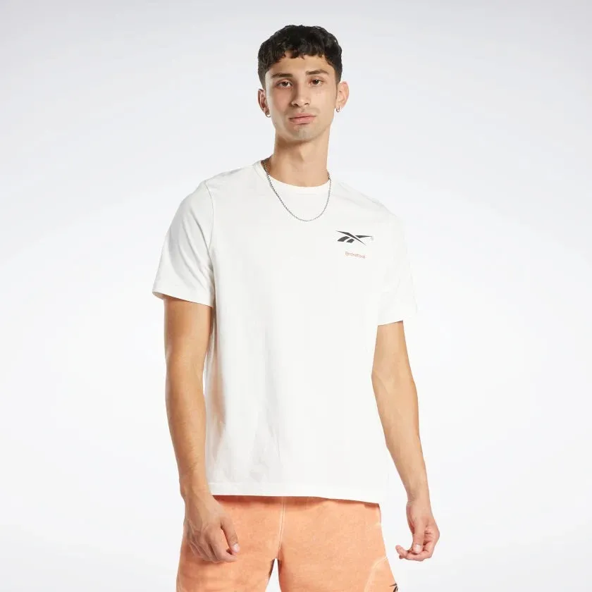 Reebok Basketball Court Top T-Shirt Chalk