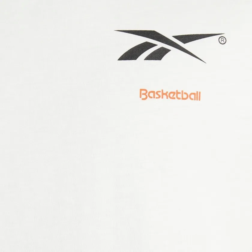 Reebok Basketball Court Top T-Shirt Chalk