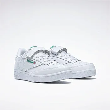 REEBOK KIDS CLUB C 1V - WHITE/GREEN